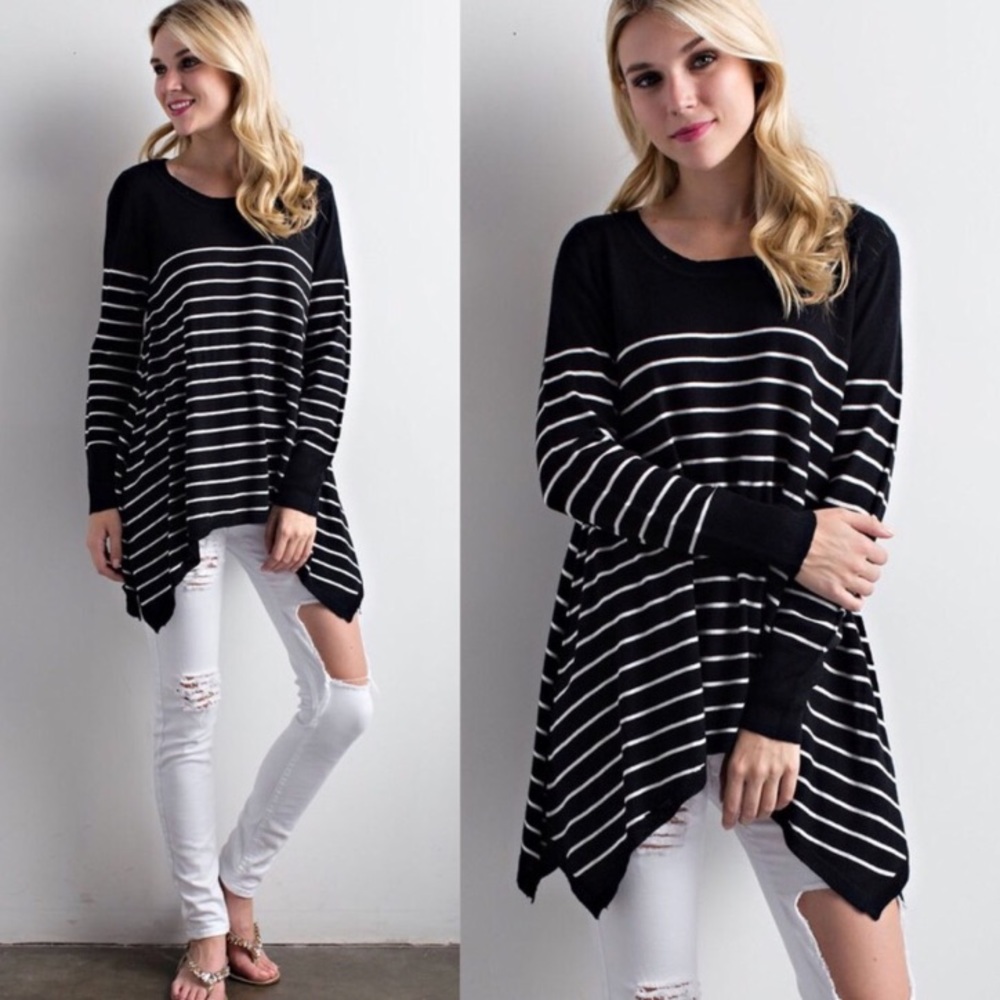 Rachel Striped Slouchy Shirt - Picture 5 of 7